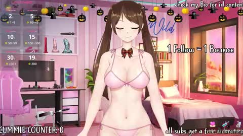 Snapshot of kyrawildofficial chatting on 10.28.25 Kyra Wild online show from 10.28.25