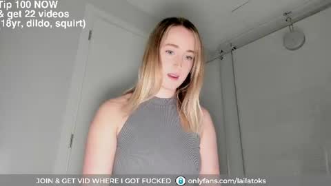 Snapshot of lailatoks chatting on 06.21.26 lailatoks - TIP 100 tks get all my videos 22 VIDEOS SQUIRT PUSSY DILDO online show from 06.21.26