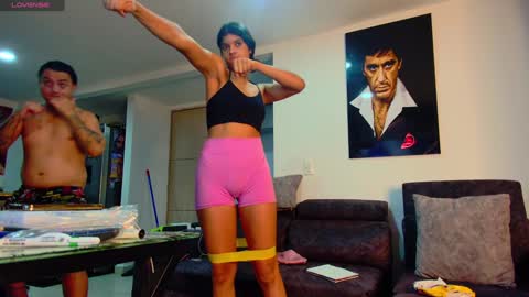 Snapshot of latin_couple77 chatting on 01.22.25 Sara y Andy online show from 01.22.25