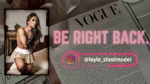 INSTA leylasteel model         online show from 06.20.26