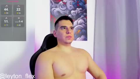 Snapshot of leyton_flexx chatting on 12.04.25 L E Y T O N online show from 12.04.25