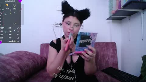 Snapshot of lilac_night chatting on 12.14.24 Jen online show from 12.14.24