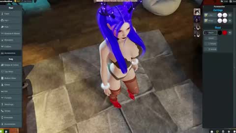 Succubus Blue online show from 12.24.24