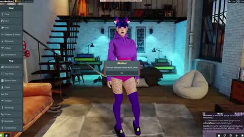 Succubus Blue online show from 01.03.25