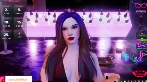 Succubus Blue online show from 02.13.25