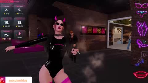 Succubus Blue online show from 02.13.25