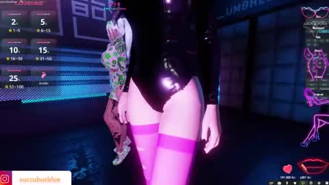 Succubus Blue online show from 02.14.25