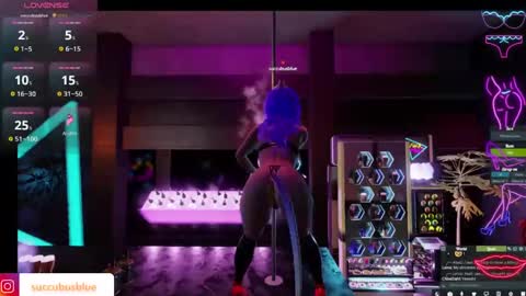 Succubus Blue online show from 02.16.25