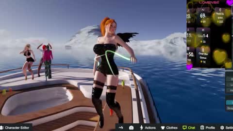 Snapshot of lollita__pop chatting on 10.07.25 ANNE online show from 10.07.25