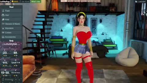 Snapshot of lollita__pop chatting on 10.26.25 ANNE online show from 10.26.25