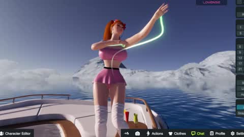 Snapshot of lollita__pop chatting on 10.30.25 ANNE online show from 10.30.25