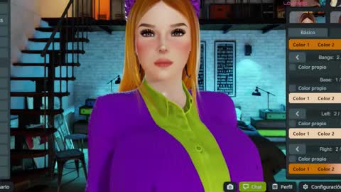 Snapshot of lollita__pop chatting on 10.31.25 ANNE online show from 10.31.25