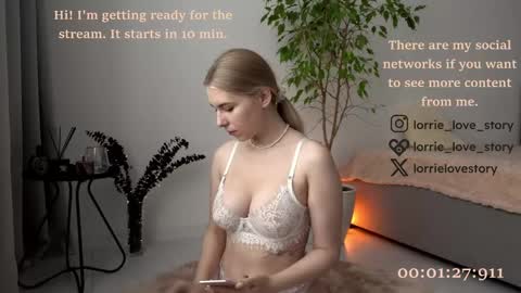 Snapshot of lorrie_love_story chatting on 01.06.25 Lorrie online show from 01.06.25