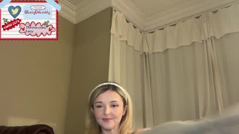 Snapshot of lucydelovely chatting on 05.18.26 Lucy online show from 05.18.26