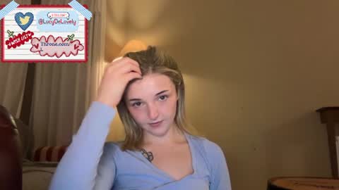 Snapshot of lucydelovely chatting on 07.18.26 Lucy online show from 07.18.26