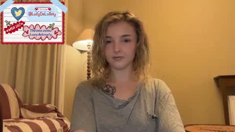 Snapshot of lucydelovely chatting on 07.29.26 Lucy online show from 07.29.26