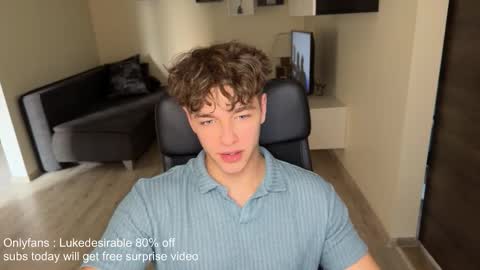 Snapshot of lukedesirable chatting on 03.16.26 lukedesirable online show from 03.16.26