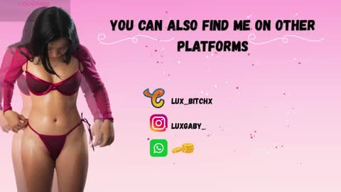 Snapshot of lux_bitchx chatting on 05.31.26 lux_bitchx online show from 05.31.26