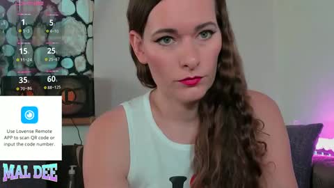 Snapshot of mal_meow chatting on 02.01.25 Mal Dee online show from 02.01.25