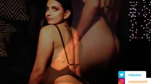 Snapshot of malejadiaz_ chatting on 12.18.25 Maleja Diaz online show from 12.18.25