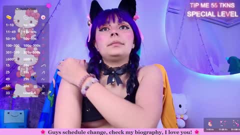 Snapshot of marcy_neko chatting on 01.31.25 Marceline online show from 01.31.25