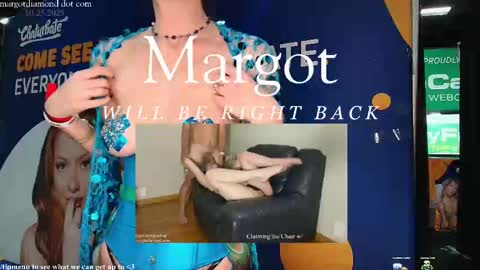 Snapshot of margotdiamond chatting on 10.25.25 online show from 10.25.25