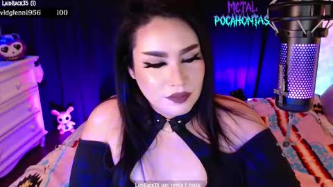 Snapshot of metalpocahotass chatting on 09.14.25 MetalPocahotass online show from 09.14.25