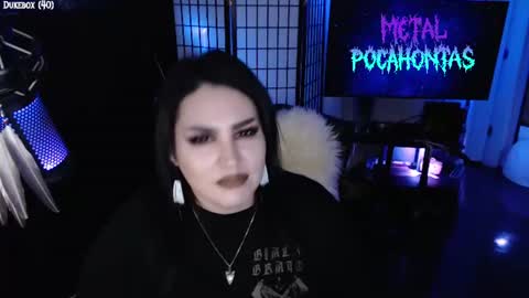 Snapshot of metalpocahotass chatting on 06.19.26 MetalPocahotass online show from 06.19.26