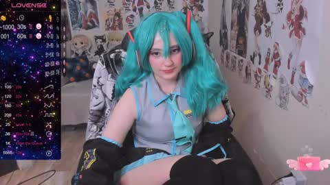 Snapshot of miku_bunny chatting on 01.21.25 Miku online show from 01.21.25