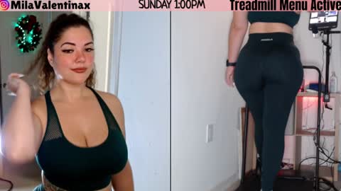 Snapshot of milavalentinax chatting on 12.14.25 Mila Valentina online show from 12.14.25