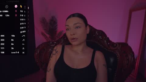 Snapshot of missmerciless chatting on 02.08.25 LUXXANDRA online show from 02.08.25