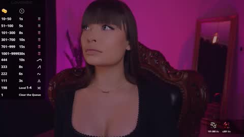 Snapshot of missmerciless chatting on 03.03.25 LUXXANDRA online show from 03.03.25