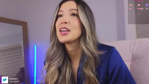 Snapshot of missmonaco chatting on 11.30.25 Emma Rivera online show from 11.30.25