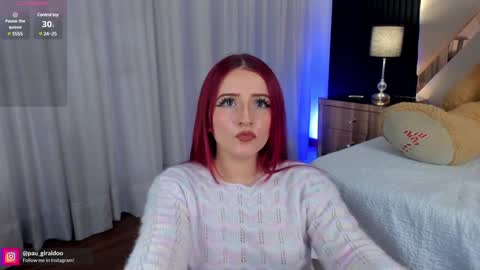 Snapshot of misspaulina__ chatting on 01.07.25 Pau Giraldo online show from 01.07.25