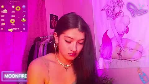 Snapshot of moonfiredance chatting on 10.04.25 Nicky online show from 10.04.25