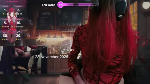 Snapshot of nackedforyou chatting on 11.28.25 NackedForYou online show from 11.28.25