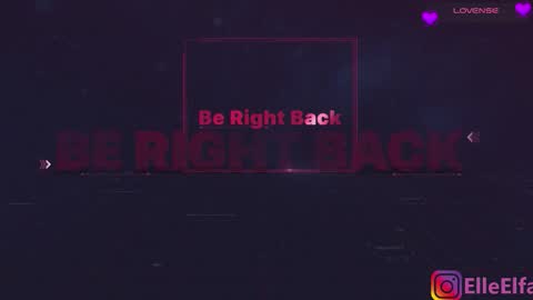 ElfaElle Im online .Wednesday Thursday Friday Saturday Sunday from 10pm to 2am  GMT3 online show from 01.11.26