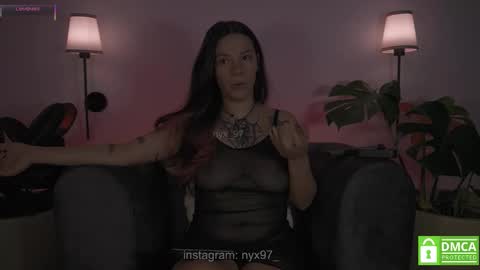 Snapshot of nyx_97 chatting on 11.26.25 Nyx 97 online show from 11.26.25