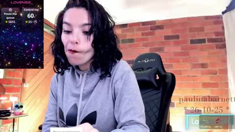 Snapshot of paulinabarnett_ chatting on 10.27.25 Paulina online show from 10.27.25