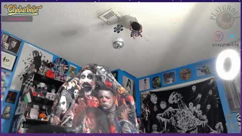 Snapshot of playgh0ul chatting on 03.01.25 playgh0ul Ghoulie online show from 03.01.25