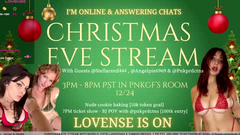 Snapshot of pnkgf chatting on 12.24.24 pnkgf online show from 12.24.24