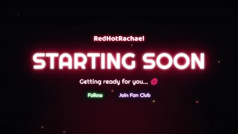 Red Hot Rachael online show from 06.10.26