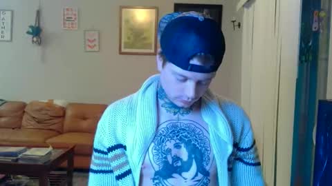 Snapshot of redinthebed chatting on 10.25.25 InkedGinger online show from 10.25.25