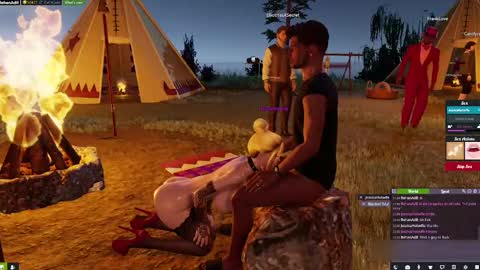 Snapshot of rehan3dx chatting on 12.31.24 rehan3dx online show from 12.31.24