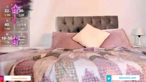 Snapshot of samantha_spike chatting on 01.14.25 Samantha online show from 01.14.25