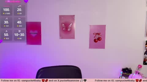 Snapshot of sampuckettbaby chatting on 05.27.26 sampuckettbaby online show from 05.27.26