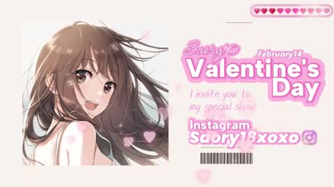 Snapshot of saory10 chatting on 02.15.25 S A O R Y 3 online show from 02.15.25