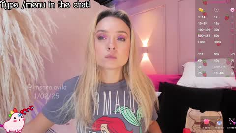 SaraAvila  online show from 02.02.25