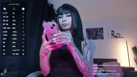 Snapshot of satanbabee_ chatting on 02.07.26 im expecting 300 thumbs up on my altar online show from 02.07.26