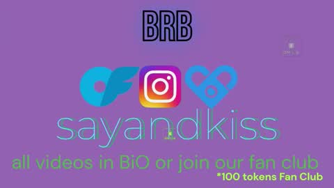 Say and kiss online show from 02.05.26